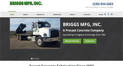 Desktop Screenshot of briggsconcrete.com